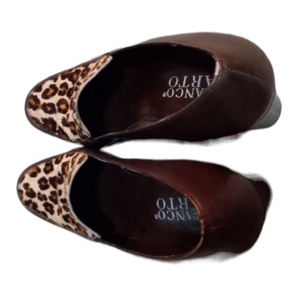 Woman Brown Leather  Size 8  in excellent used Condition - Picture 6 of 7